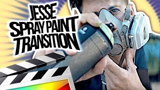 JESSE SPRAYPAINT TRANSITION  FINAL CUT PRO X [upl. by Schouten]