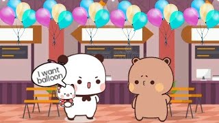 Baby Milli Wants Balloon 😭  BubuDudu Life  Animated BubuDudu  BUBUDUDUMHM 3D Animation [upl. by Bobette]