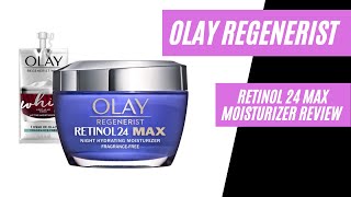 Olay Regenerist Retinol 24 Max Moisturizer Review [upl. by Drawde]