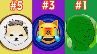 TOP 5 MEME COINS FOR 2024 [upl. by Irrabaj]