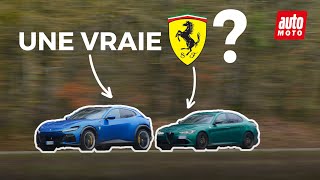 Ferrari Purosangue x Alfa Giulia Quadrifoglio  une Ferrari peut en cacher une autre [upl. by Nizam738]