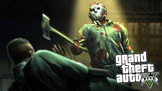 I Became JASON VOORHEES in GTA 5 RP [upl. by Herrah]