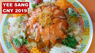 Yee Sang  CNY 2019 Prosperity Toss Salad [upl. by Llerot16]