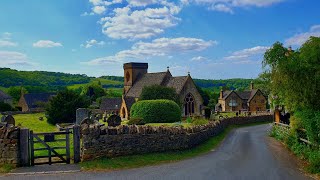 Snowshill Cotswolds Medieval English Village Walking Tour English Countryside 4K [upl. by Wiencke]