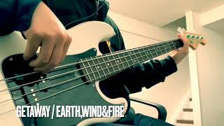 Getaway  EarthWindampFire  Bass Cover [upl. by Etteoj]