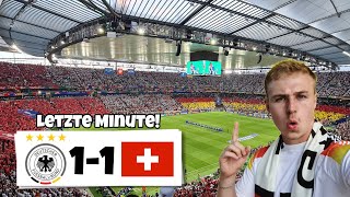 Füllkrug in letzter SEKUNDE😳 DEUTSCHLAND vs SCHWEIZ 11 Stadion Vlog🇩🇪🇨🇭 Füllkrug trifft Euro 2024 [upl. by Assirrak]