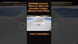 DONAMA Cervical Pillow for Neck and Shoulder shorts pillow pillowcase pillowcover [upl. by Laitselec]