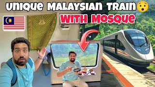 Unique Malaysian Train 🚄 With Mosque 🕌  High Speed Railways  BaBa Fun RRC [upl. by Golter]