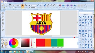 Tutorial cara membuat Logo Barcelona menggunakan Sothink logo maker [upl. by Catrina]