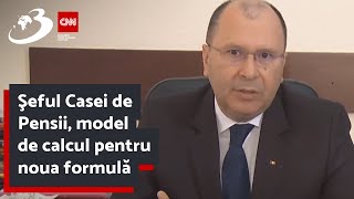 Şeful Casei de Pensii model de calcul pentru noua formulă Explicaţii punct cu punct pentru români [upl. by Amimej]