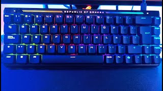 ROG Falchion Ace HFX review de un teclado compacto con unas especificaciones y diseño brutales [upl. by Wrightson]