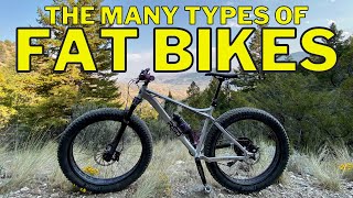 How To Choose A Fat Bike Bikepacking Full Suspension Trail And More  Fat Bike 101 [upl. by Ymiaj]