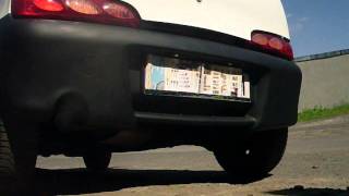 Seicento 900 exhaust  wydech RPM test outside [upl. by Kilroy383]