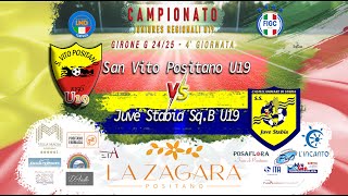 Camp 04112024 SAN VITO POSITANO U19  JUVE STABIA U19 [upl. by Sitnik]