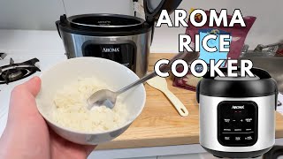 Testing The Aroma Digital Rice Cooker  40 For PERFECT Rice [upl. by Rehpotsirk]