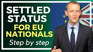 SETTLED STATUS Step by step 🔔for EU nationals in the UK ✅️ [upl. by Uwton]