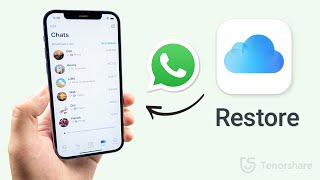 How to Restore WhatsApp Messages on iPhone 2023 3 Ways [upl. by Roeser]