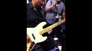 Alex Al checks out the EBS Reidmar at Namm 12 [upl. by Det]