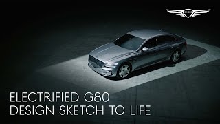 Electrified G80  Design Sketch to Life  Genesis [upl. by Arvin]