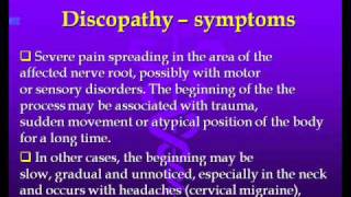 Discopathy  symptoms and treatment [upl. by Jamaal]