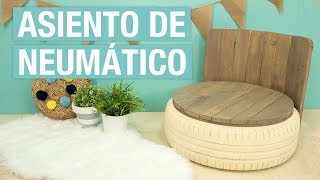 Cómo hacer un asiento con respaldo  TUTORIAL DIY [upl. by Sternick]