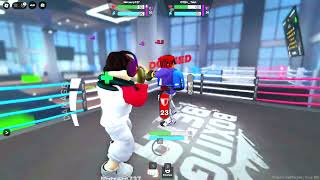 Roblox boxing beta get KOS and getting KO [upl. by Corrinne238]