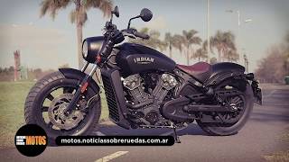 Test Indian Scout Bobber  Por Chiche Caldarella [upl. by Sturges]