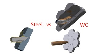 Tungsten Carbide Armor Simulation [upl. by Berner]