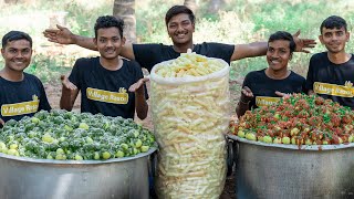 200 KG BHUNGLA BATAKA  Bhavnagari Bataka Recipe  50K Subscribers Special  Village Rasoi [upl. by Savannah]