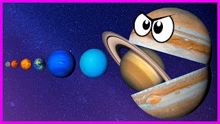 HUNGRY PLANETS COMPILATION  Mercury Venus Earth Mars Jupiter Saturn Uranus Neptune [upl. by Ellekim]