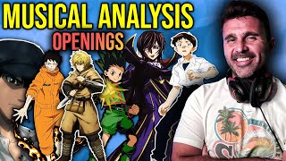 MUSIC DIRECTOR REACTS  Musical Analysis  Multi Anime Openings [upl. by Iz]