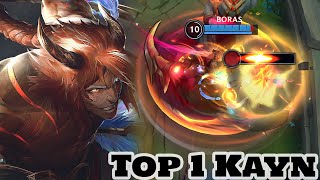 Wild Rift Kayn  Top 1 Kayn Gameplay Rank Challenger [upl. by Atsillac]