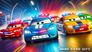 Classic Police Cars vs Sports Police Cars Who Wins the Ultimate Race Battle Police Cars Evolution [upl. by Jackquelin730]