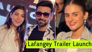 Lafangay Trailer launch with Hira Mani Nazish Jahangir amp Sami Khan [upl. by Dunseath]