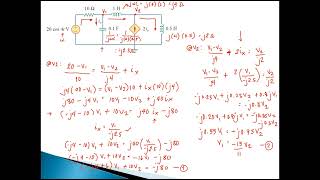 AC Circuits Mesh and Nodal Analysis [upl. by Deedahs]