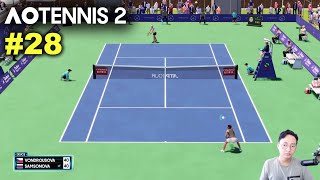 Vondrousova vs Samsonova  AO TENNIS 2 Simulation Gameplay 28 wCommentary [upl. by Alrick35]