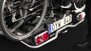 Bike Carrier Towbar Thule EuroPower 915 with improved bike arms [upl. by Nettle]