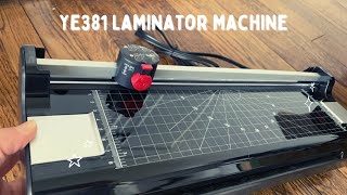 How to USE Thermal Laminating Machine  Eficentline YE381 Laminator Machine Review [upl. by Anielram]