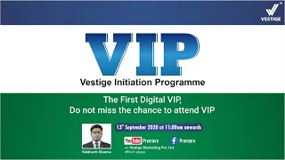 Vestige Initiation Programme VIP  Virtual Training Program [upl. by Hawthorn9]