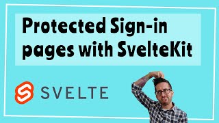 Protecting resources with a Protected Layout and slots in Svelte  SvelteKit [upl. by Esinart]