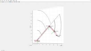 Simulação 3D de movimentação de um robô realizada em Matlab [upl. by Rodavlas232]