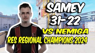 CS2 POV  Sangal SaMey 3122 vs Nemiga Vertigo  RES Regional Champions 2024 [upl. by Karr444]