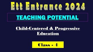 Teaching Learning Process  part3  Teaching Potential  Ett Entrance 2024 [upl. by Lynnea]