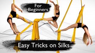 8 TRICKS ON AERIAL SILKS FOR BEGINNERS  Aerial Silks Lesson  How To Do Aerial Silk [upl. by Clemmie]