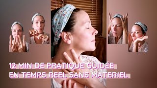 Automassage du visage  12 minutes pour un visage détendu et lissé [upl. by Felicle962]