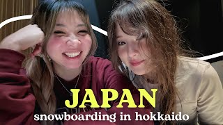 JAPAN VLOG 🇯🇵 snowboarding in hokkaido 🏂 ❄️ [upl. by Chloette]