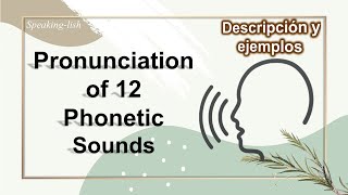 PRONUNCIACIÓN de 12 Sonidos Fonéticos en Inglés  CONSONANTES [upl. by Yentihw474]