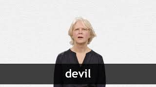 How to pronounce DEVIL in American English [upl. by Enyaw]