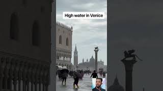 High water in Venice Acqua alta a Venezia Hochwasser nature foryou venise supertyphoon [upl. by Dnomaj550]