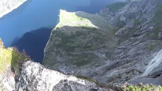 First BASE jump ever  Norway [upl. by Dickson]